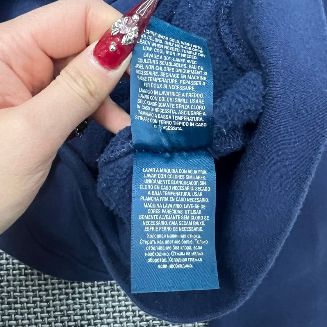 폴로랄프로렌 네이비 후드집업 상품이미지5