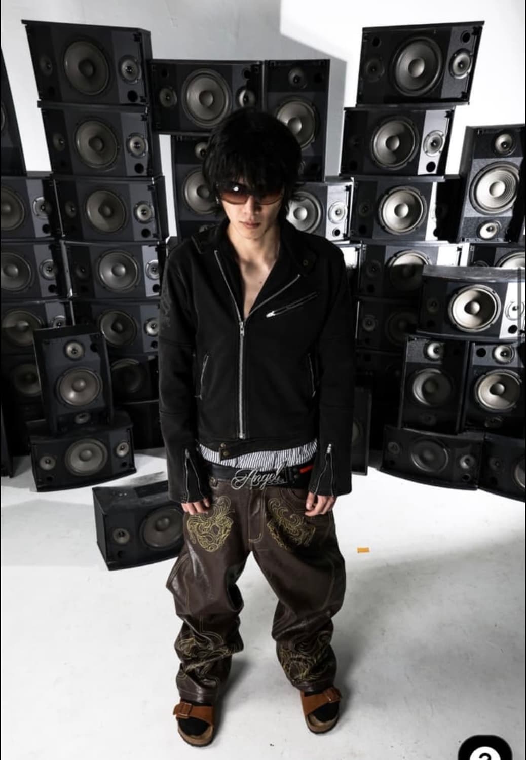 [b.access] Washed Black Moti Zip Jacket 상품이미지1