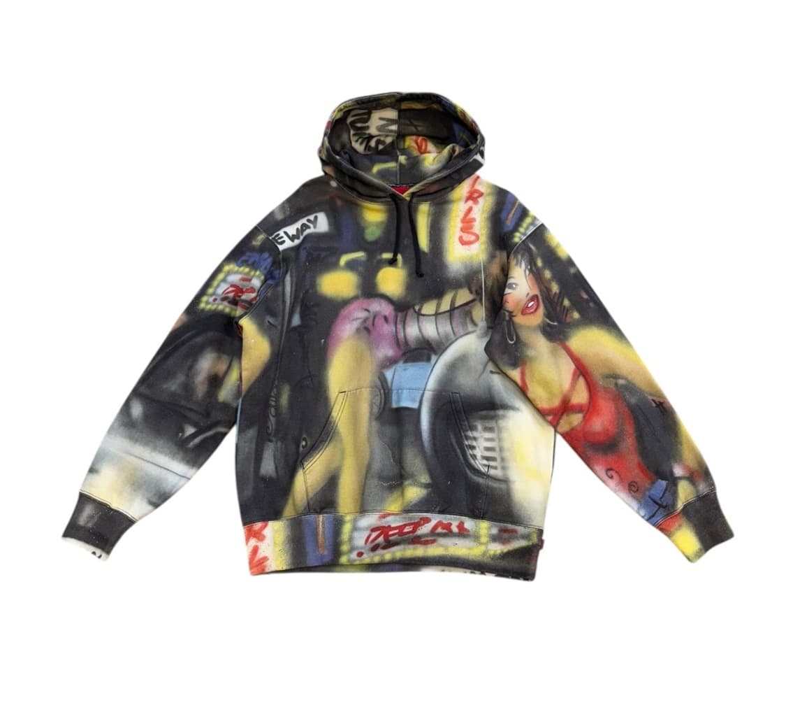 슈프림 레이디 핑크 프린팅 후디 상품이미지1