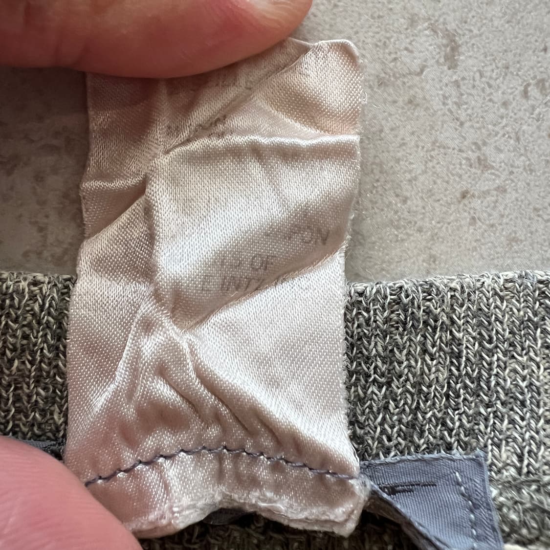 빈티지 90s ISSEY MIYAKE 백로고 스웻셔츠 상품이미지9