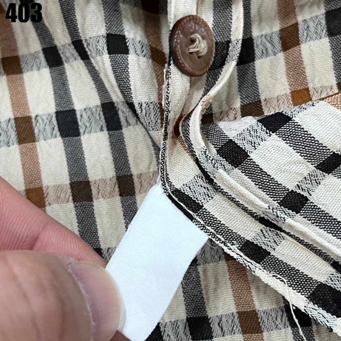 닥스체크 반팔셔츠  상품이미지3