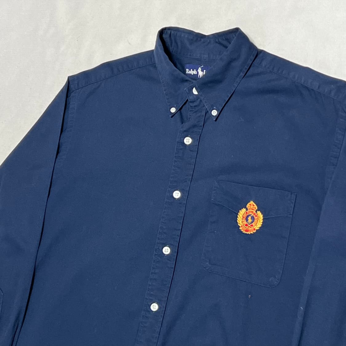 L 폴로랄프로렌 30주년 코튼 네이비 셔츠 상품이미지1