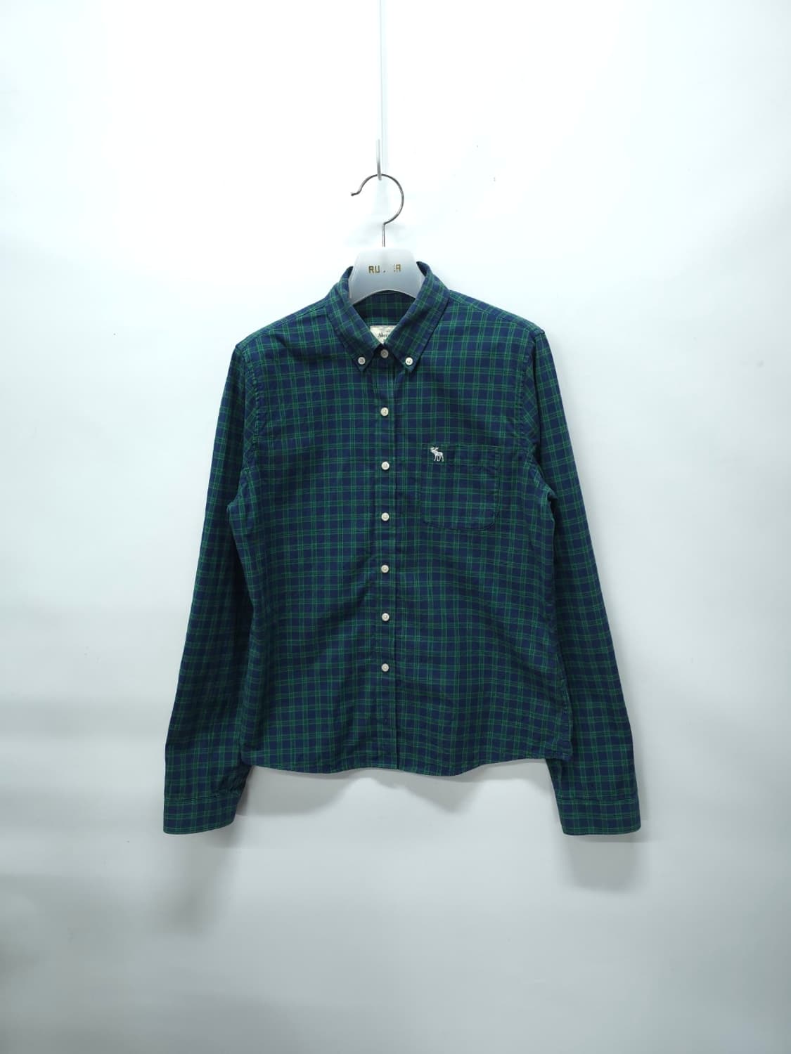 아베크롬비 그린체크 워싱셔츠 (여성55) 상품이미지5