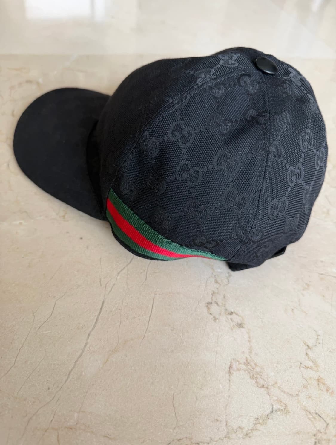구찌 GG 패턴 볼캡 블랙 새상품 풀구성 상품이미지2