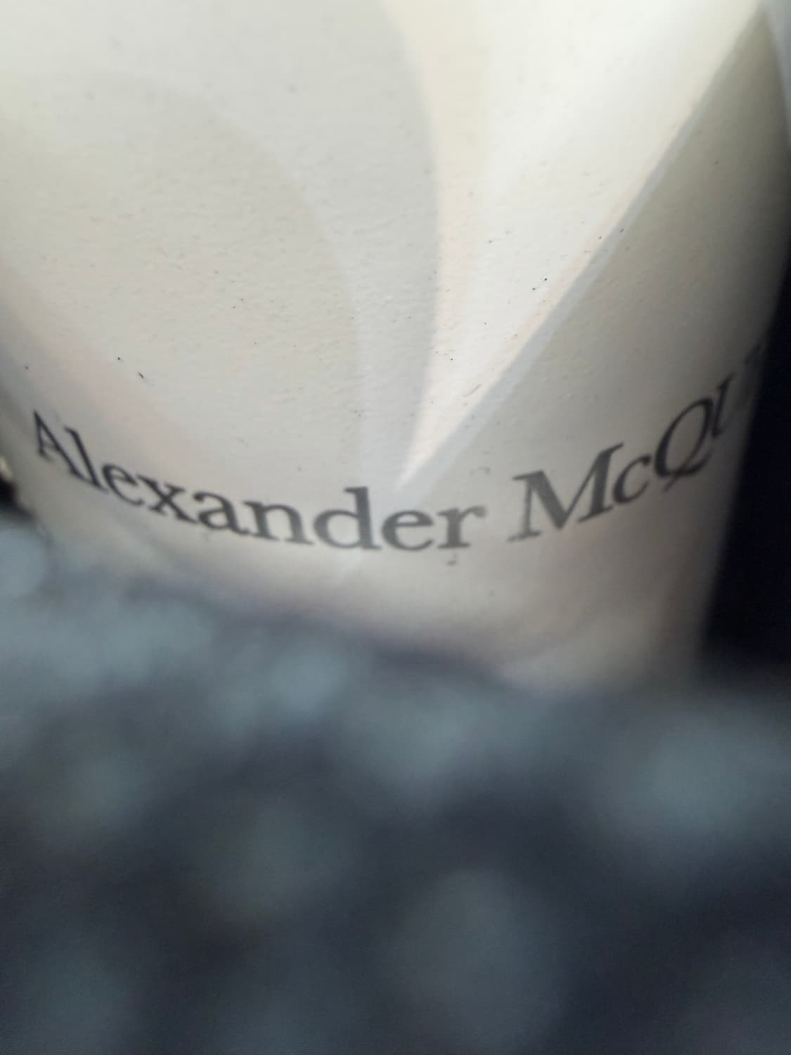 알렉산더맥퀸 화이트 레더 부츠 상품이미지2