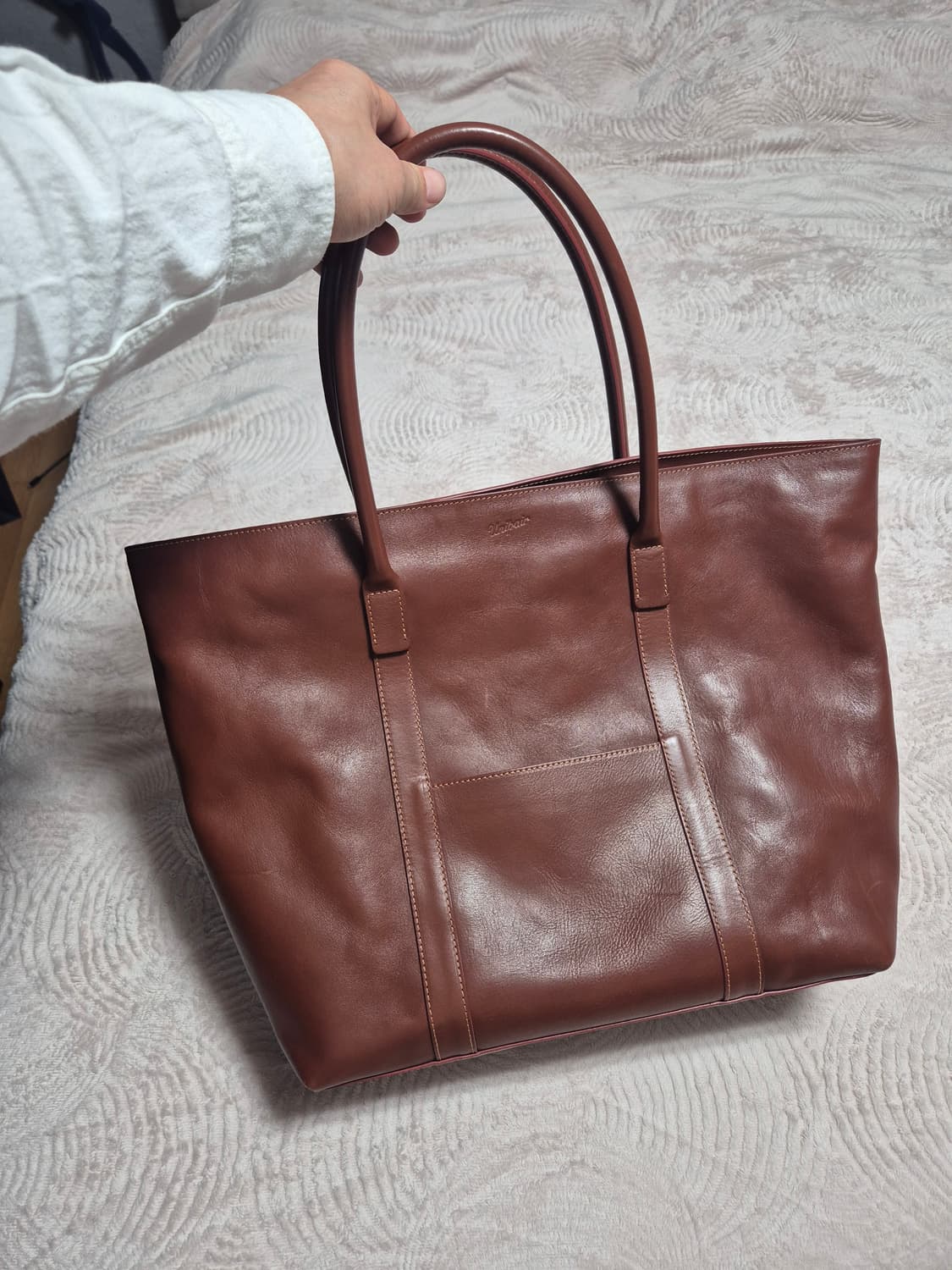 유니페어 토트백 탄 컬러 상품이미지1