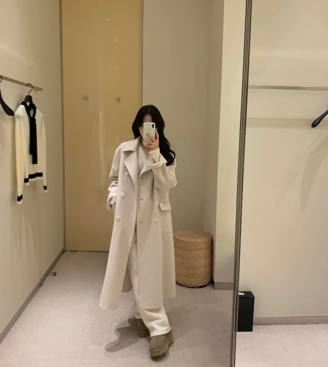 🍓플랜트샵 핸드메이드 딸기우유 롱 코트 🤍(택배비 포함) 상품이미지1