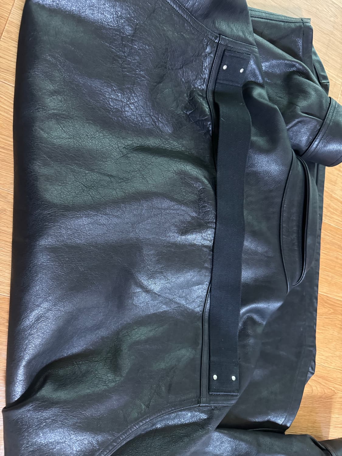 [52]릭오웬스 레더 셔츠 자켓 상품이미지5