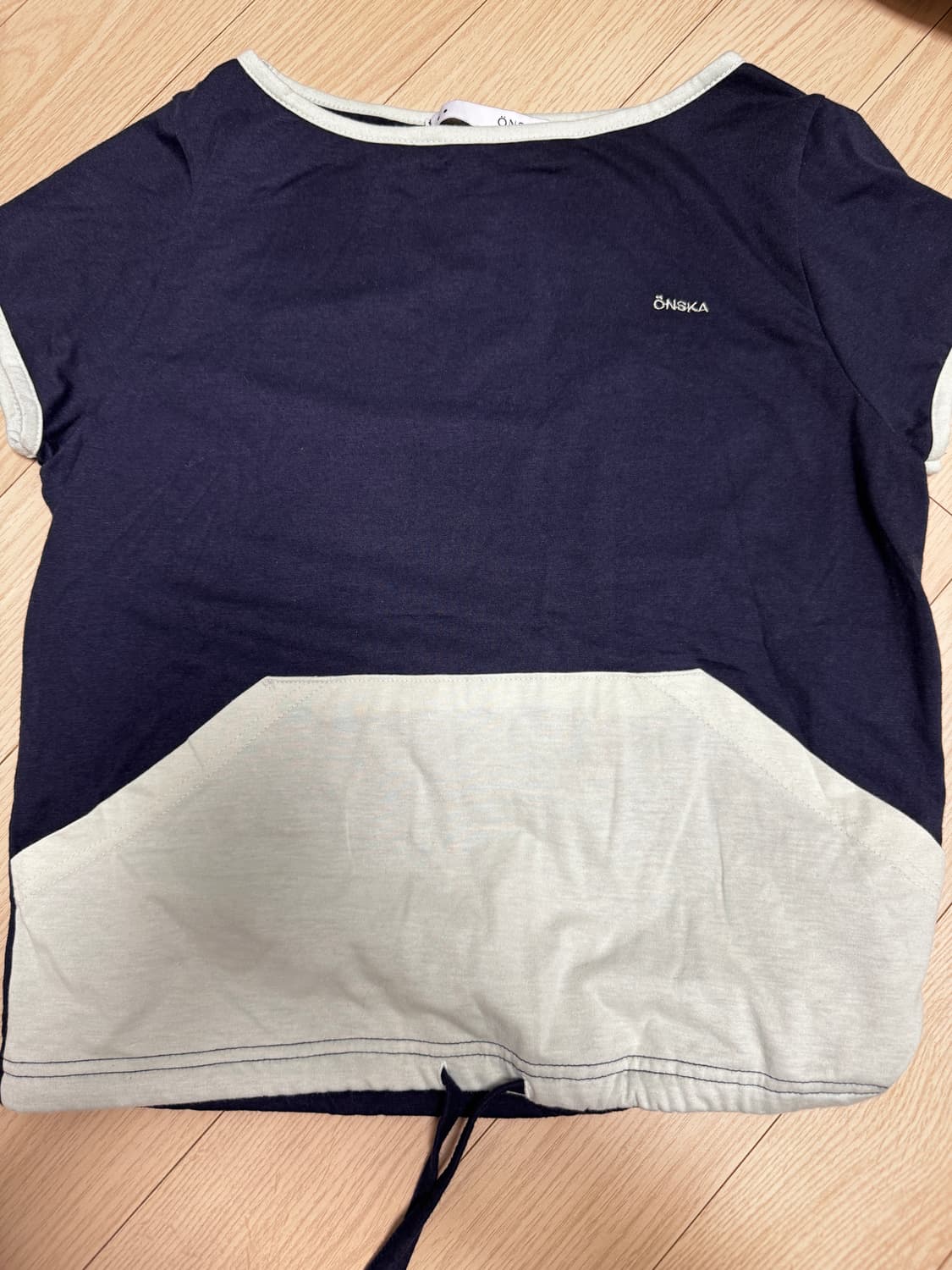 온스카 포켓 로고티 네이비 멜론 상품이미지1