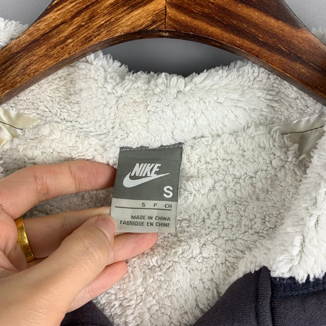 나이키 00s 기모 투웨이 후드집업 상품이미지6