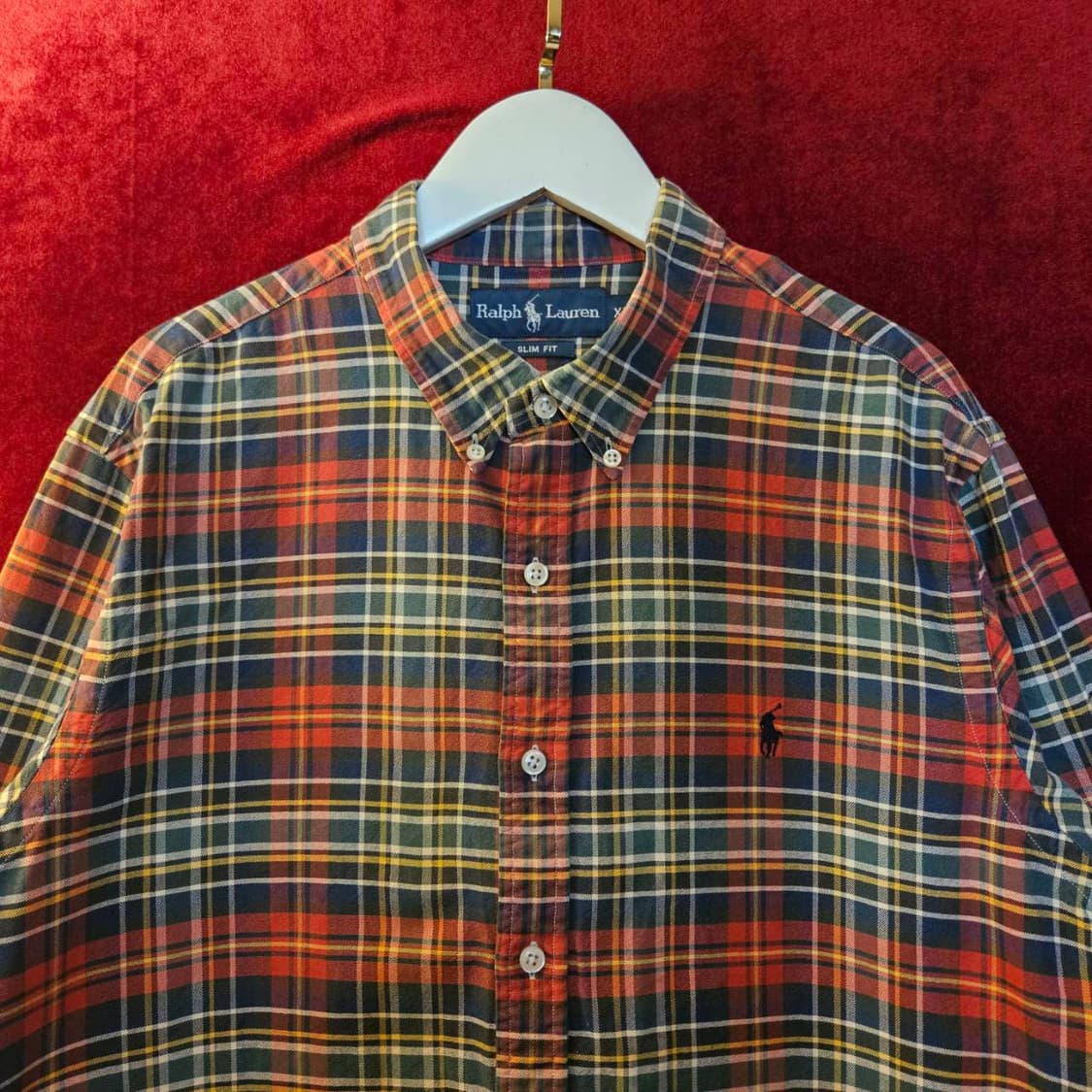 폴로랄프로렌 00's Vintage 버튼다운 체크 셔츠 상품이미지3