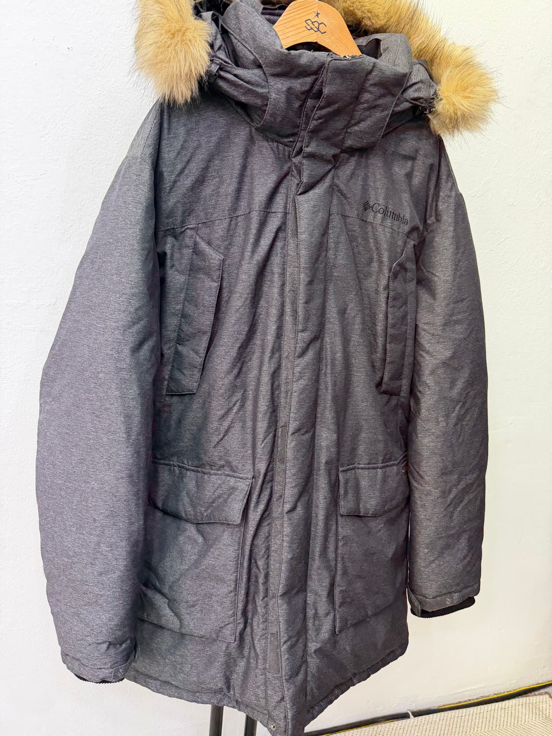 정품) 콜롬비아 남성 후드 패딩 XL 상품이미지2