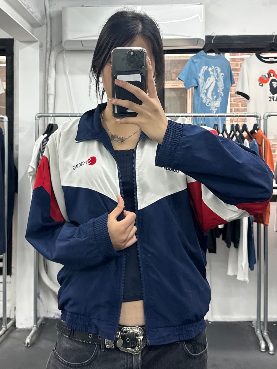아디다스 90s 스포츠타임 올드스쿨 바람막이 상품이미지3