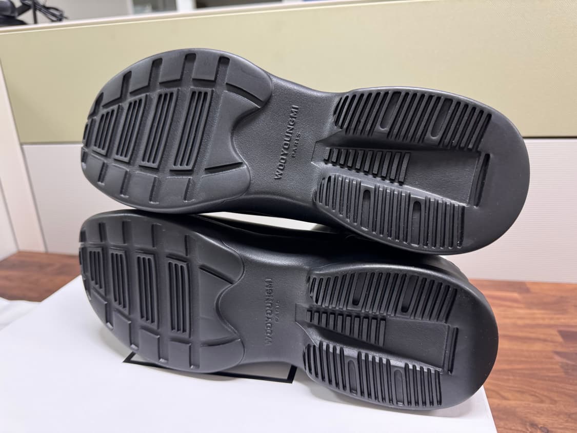 우영미 남성 더블레이스 레더 하이 첼시 부츠 41사이즈(265) 상품이미지4