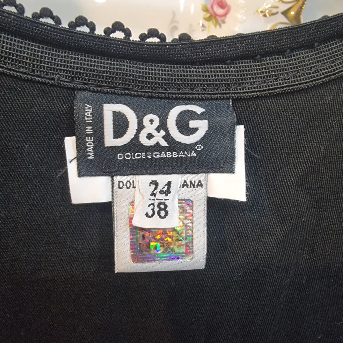 D&G 돌체앤가바나 메이드인이탈리 코르셋 버클탑 (정품) 상품이미지5