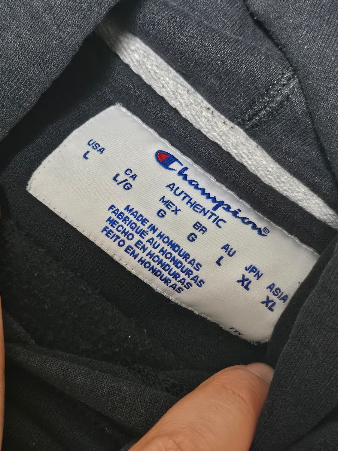 올드스쿨 챔피온 자수로고 후드티 후드티셔츠 L 상품이미지4