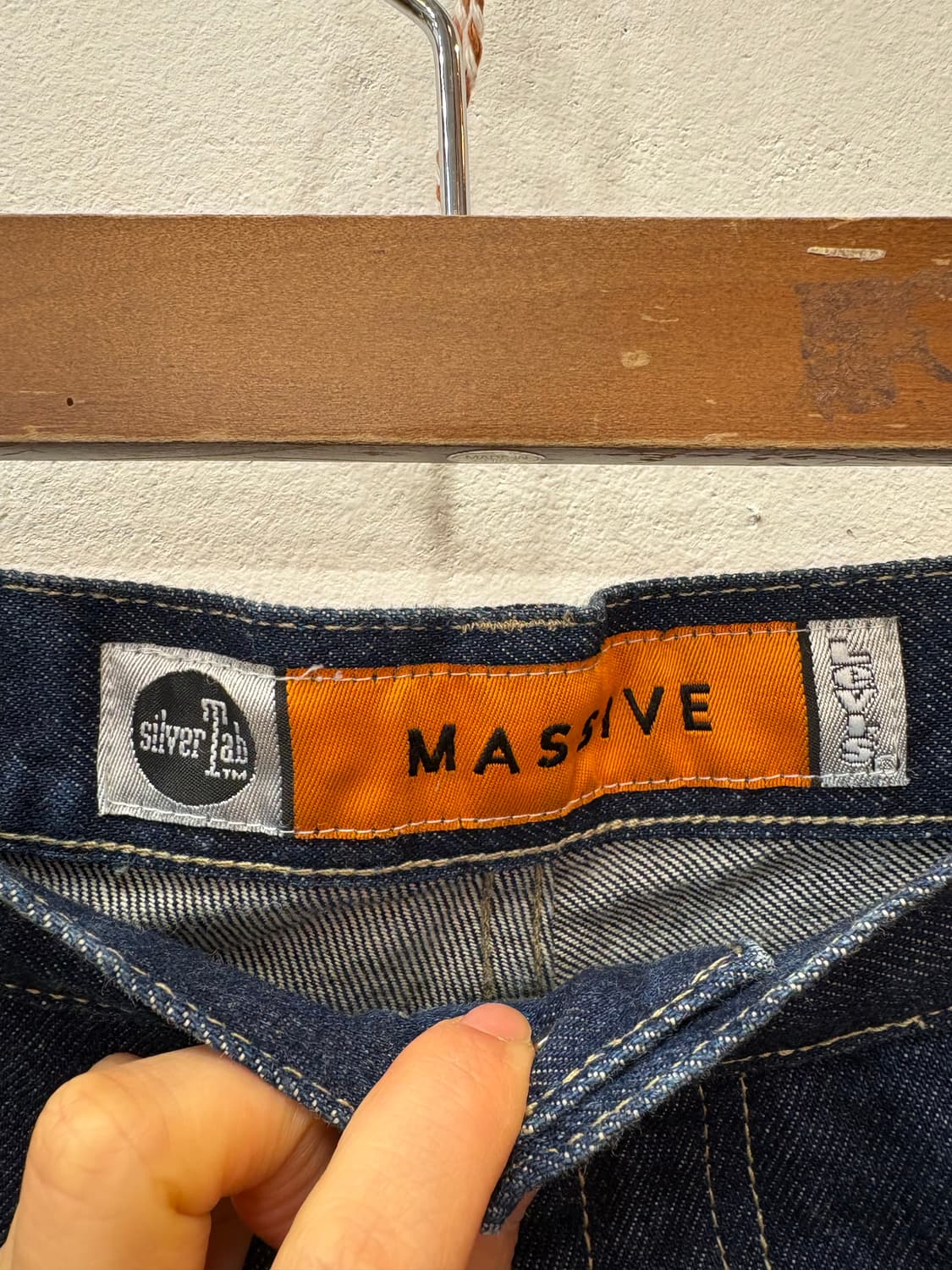 실버탭 데님팬츠 상품이미지2