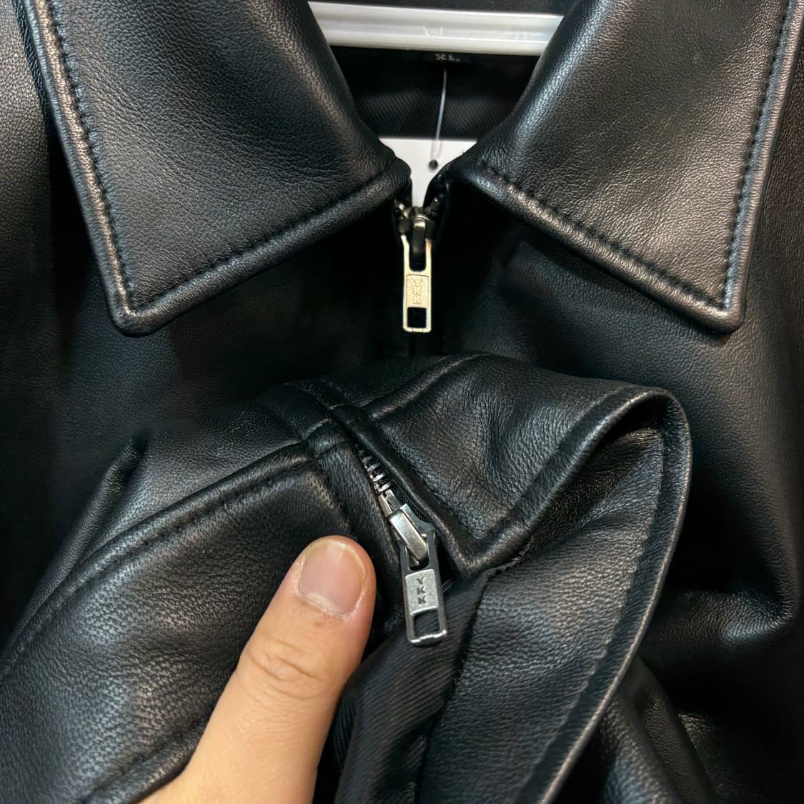 [XL] Doffjason 도프제이슨 램스킨 가죽 자켓 상품이미지3