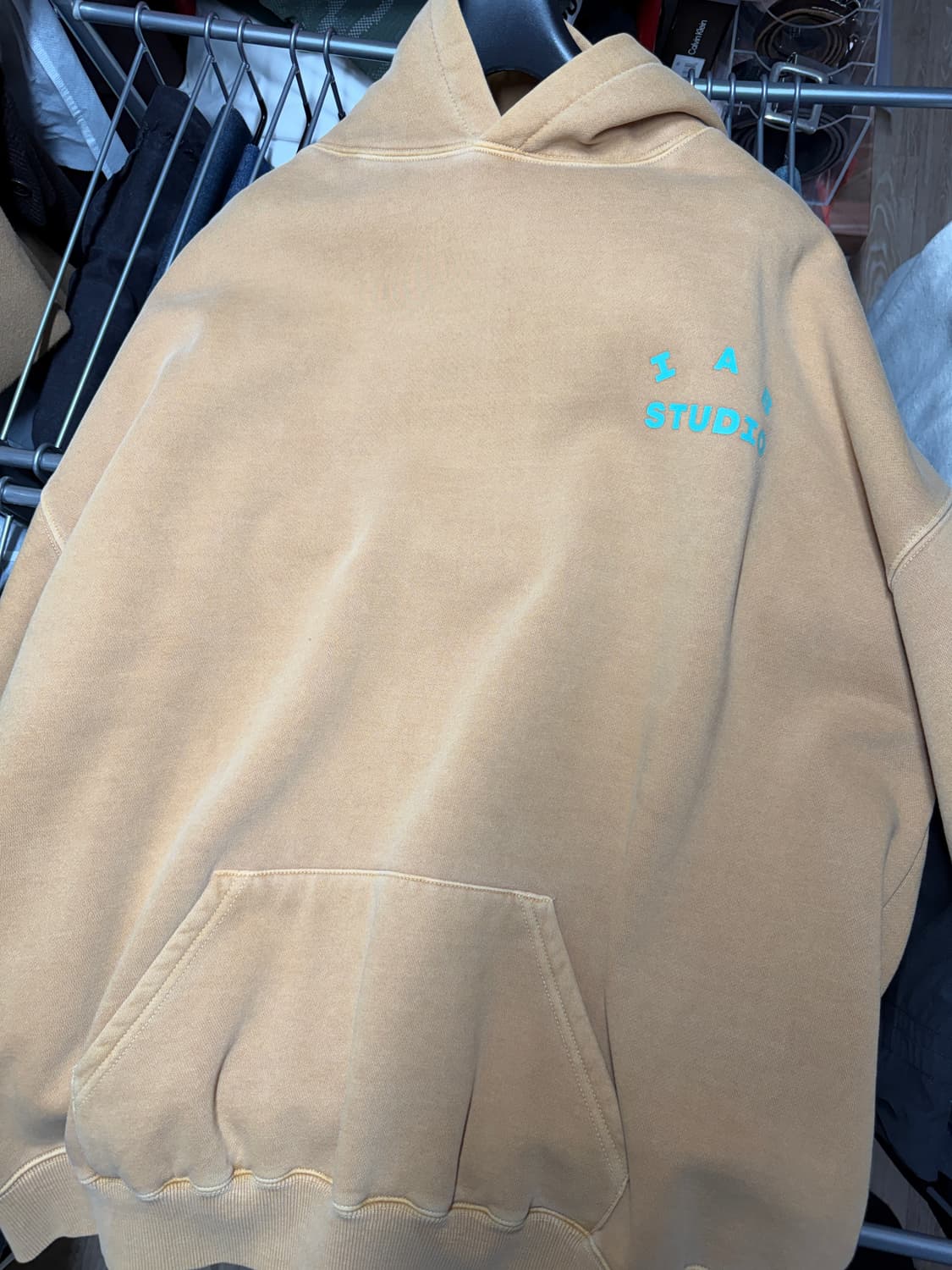 아이앱스튜디오 카멜 옐로우 후드티 XL 상품이미지2