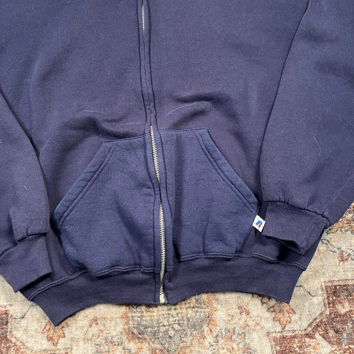 00s 러셀 애슬레틱 후드집업 네이비 상품이미지2