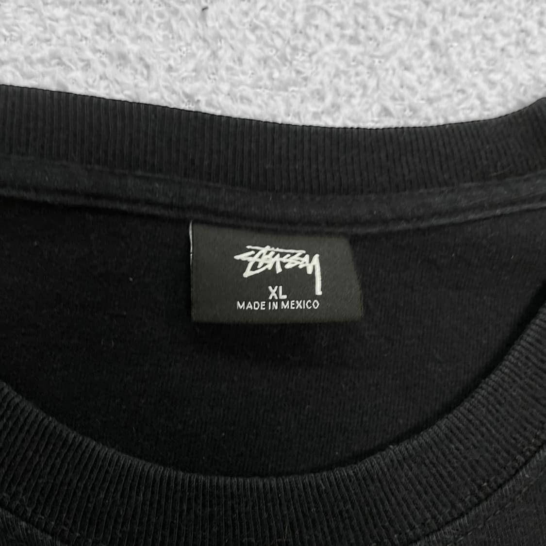 스투시 Stussy 베이직 로고 반팔 티셔츠 블랙 상품이미지5