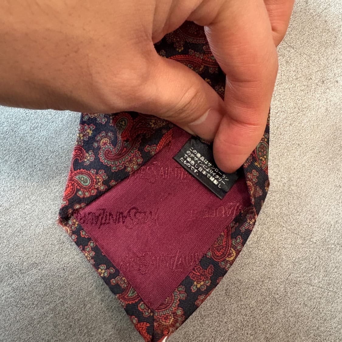 빈티지 입생로랑 넥타이 Yves Saint Laurent Neck tie 상품이미지5