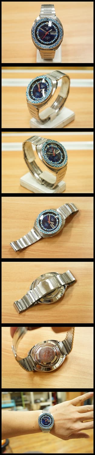 60s 세이코 5 스포츠 6119-8300 랠리 다이버 오토매틱 시계 상품이미지2