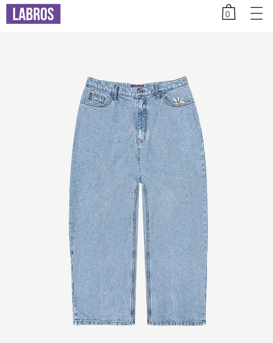 라브로스 Smart Daisy Baggy Jeans 상품이미지2
