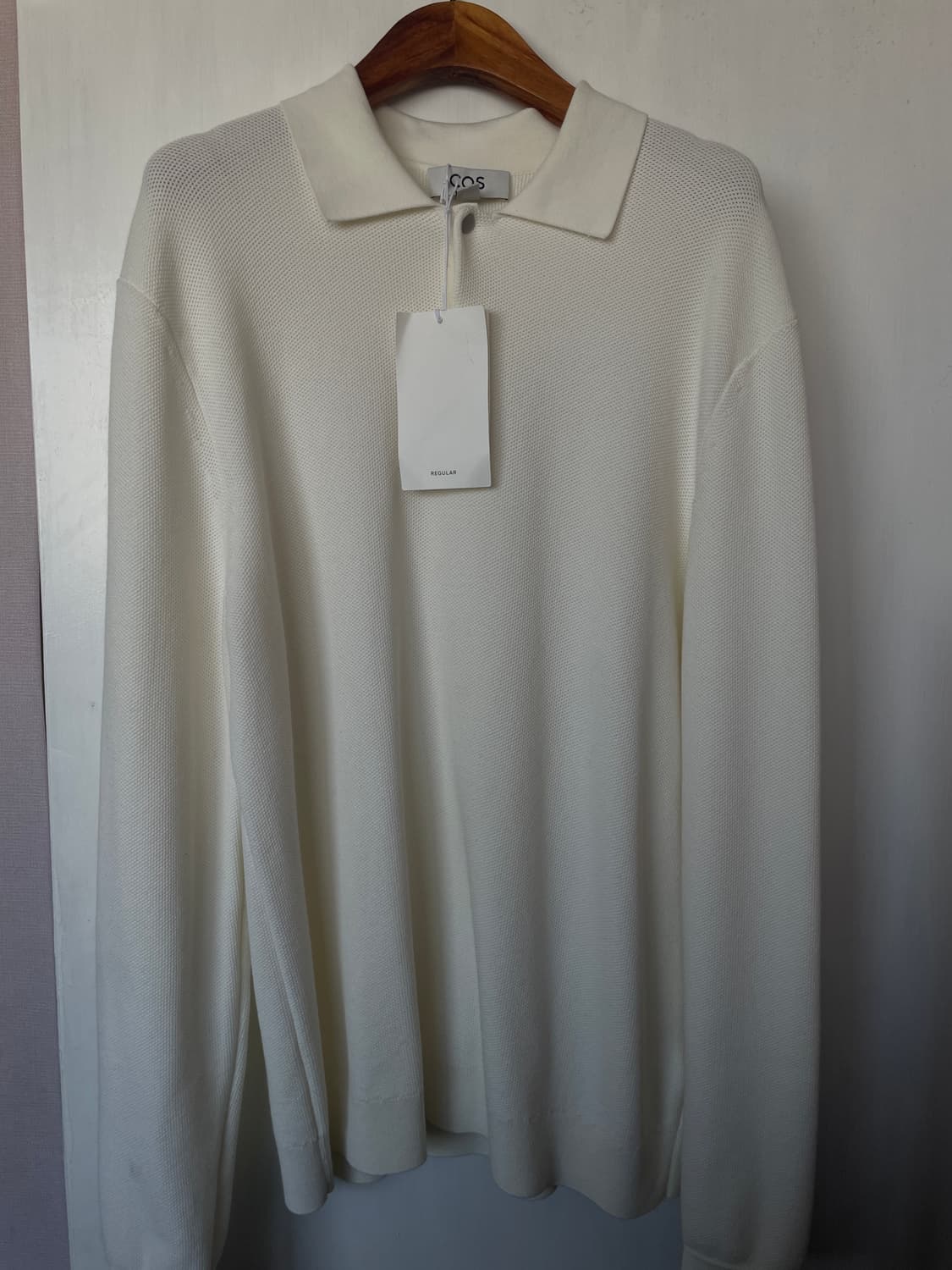 Cos/코스 긴팔 버튼 카라티 상품이미지1