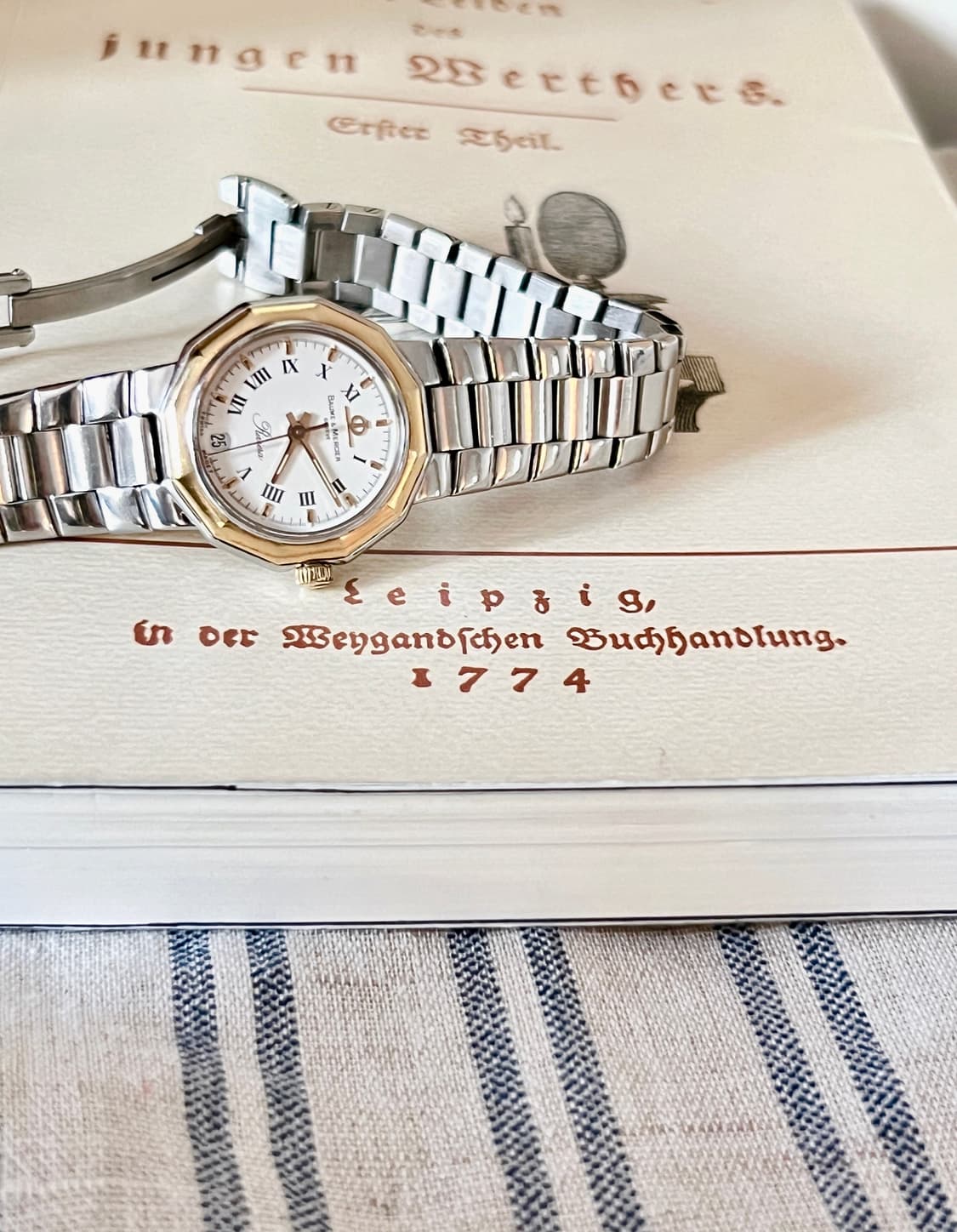 BAUME & MERCIER 보메 메르시에 리비에라 18k골드 콤비 시계 상품이미지2
