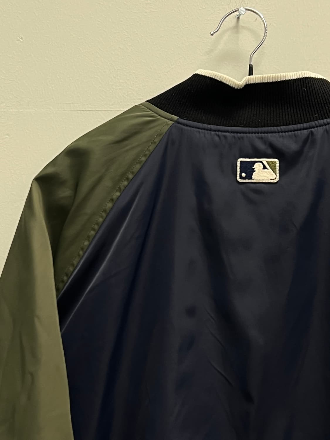 MLB 뉴욕양키스 파카링 베이스볼 점퍼 네이비/카키 상품이미지6