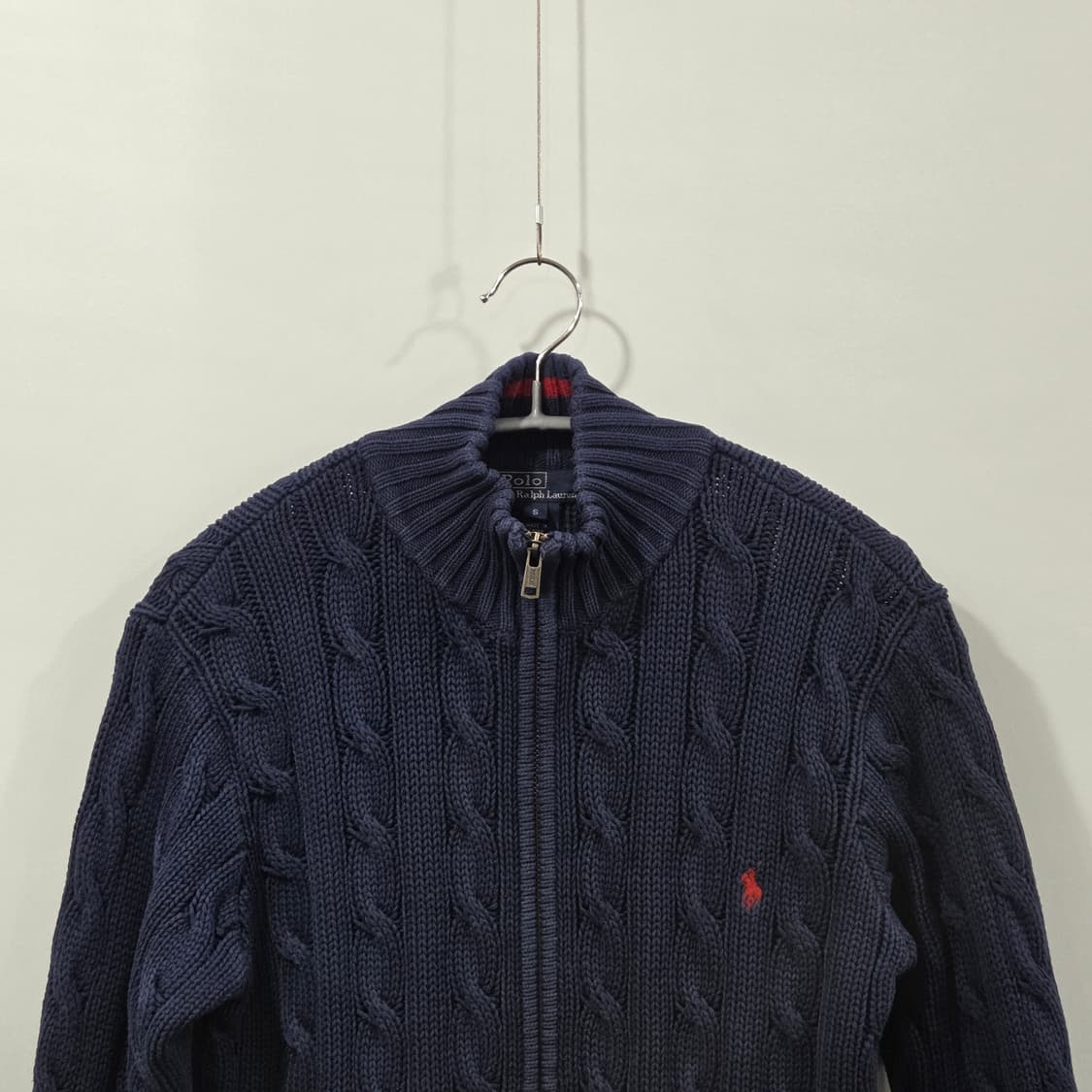 폴로랄프로렌 우먼 케이블 니트 집업 S 상품이미지2