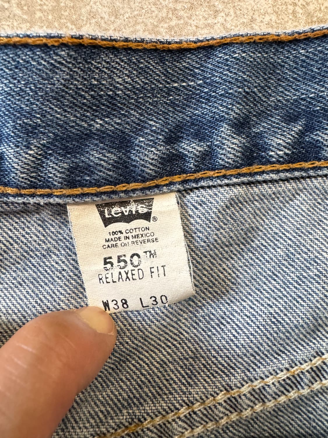 리바이스 00s 550 데님팬츠 상품이미지3