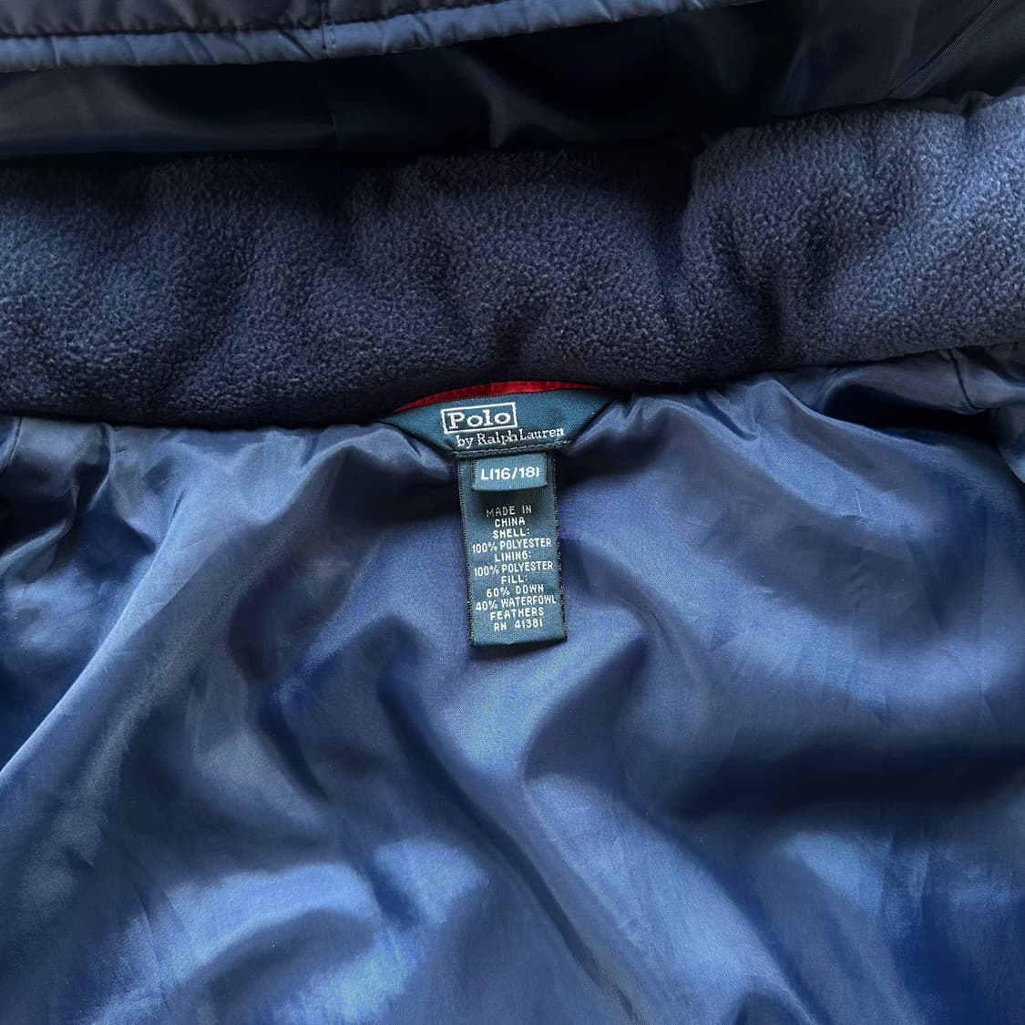 [M-L]폴로 랄프로렌 네이비 다운 패딩 상품이미지8
