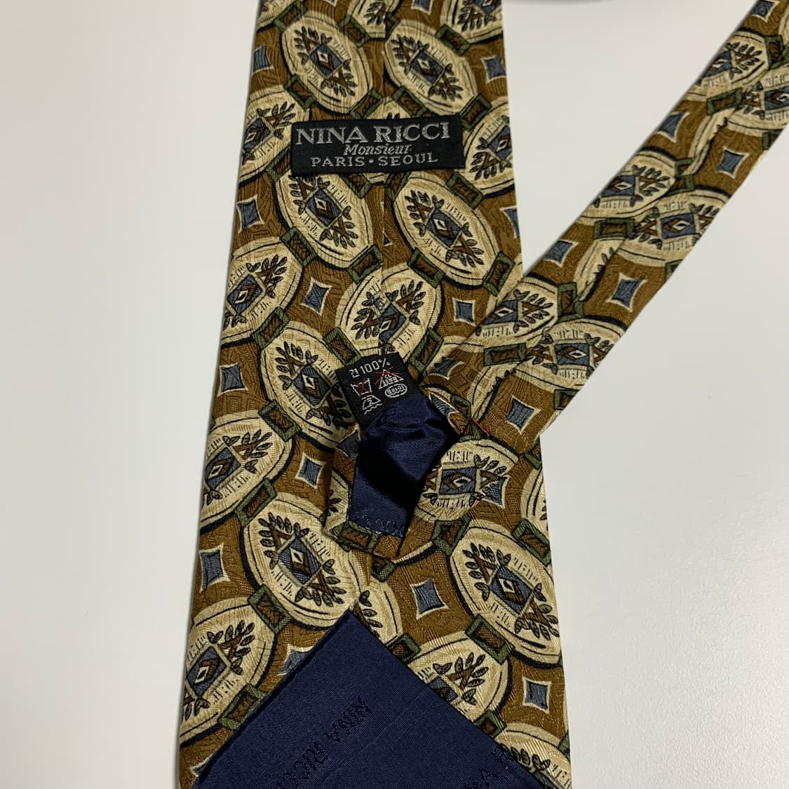 니나리치(NINA RICCI) 명품 클래식넥타이 100실크 A+등급 상품이미지8