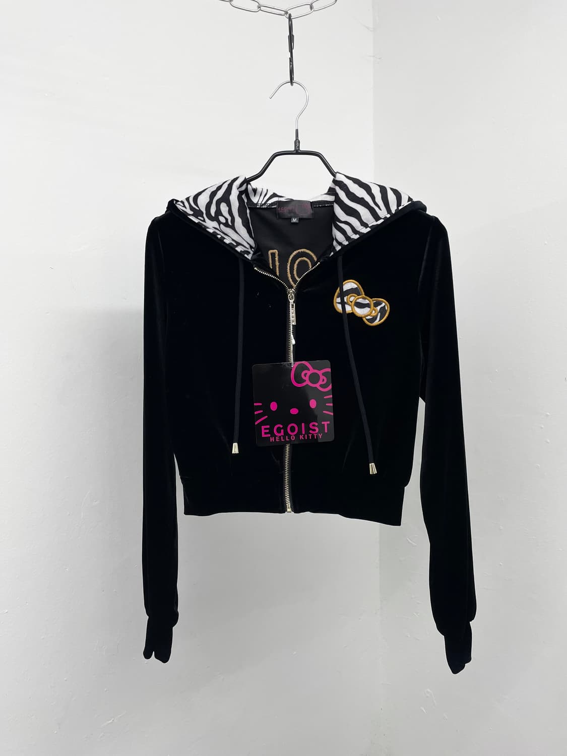 헬로키티x에고이스트 콜라보 갸루 벨로아 셋업 상품이미지8