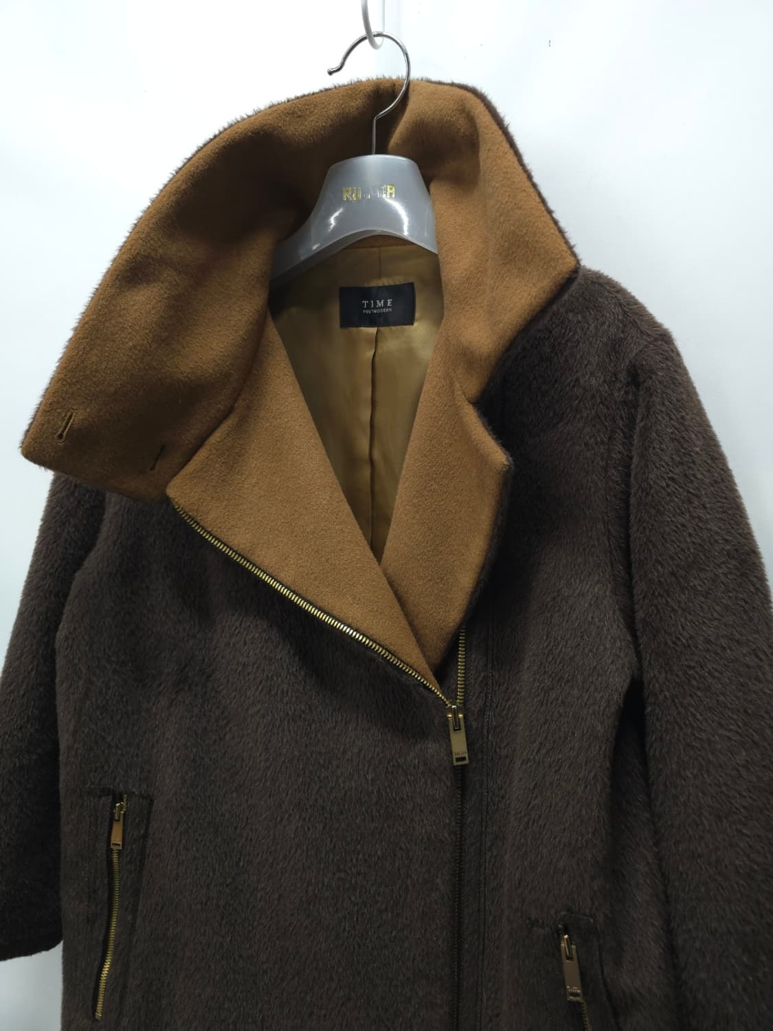 타임 여성 라마 울 코트 상품이미지3