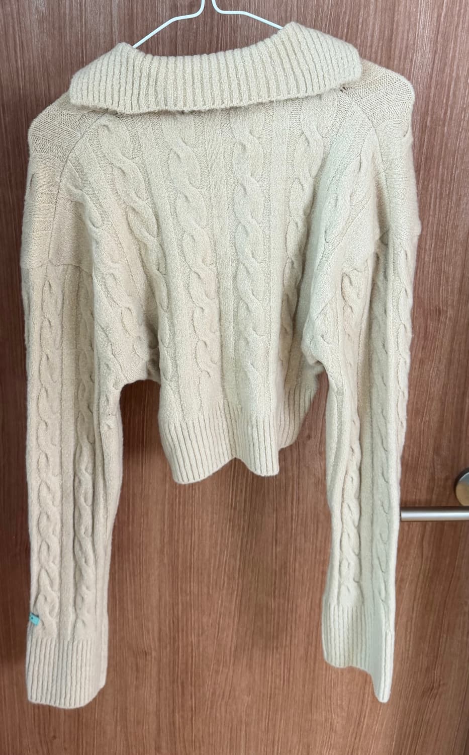 Instantfunk 인스턴트펑크 크롭 카라 니트 상품이미지3