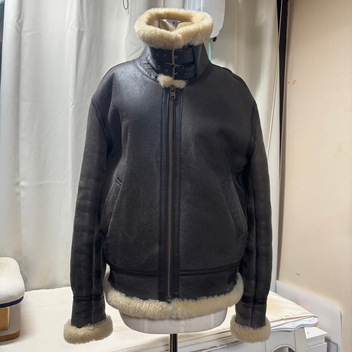 드림월드 B-3 무스탕 상품이미지1