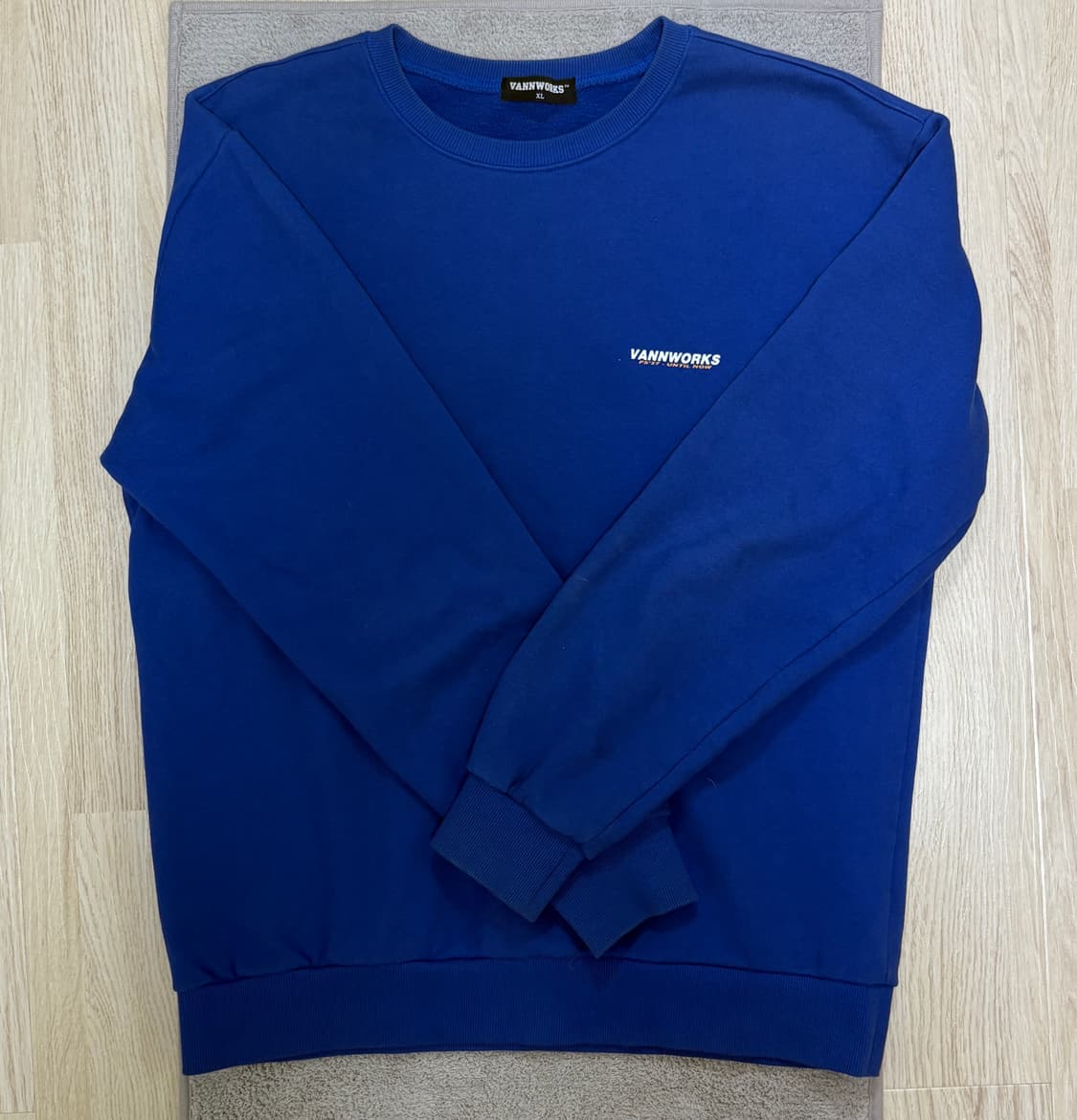 [A급] 산뜻💙 VANNWORKS 파란색 맨투맨 XL 상품이미지2