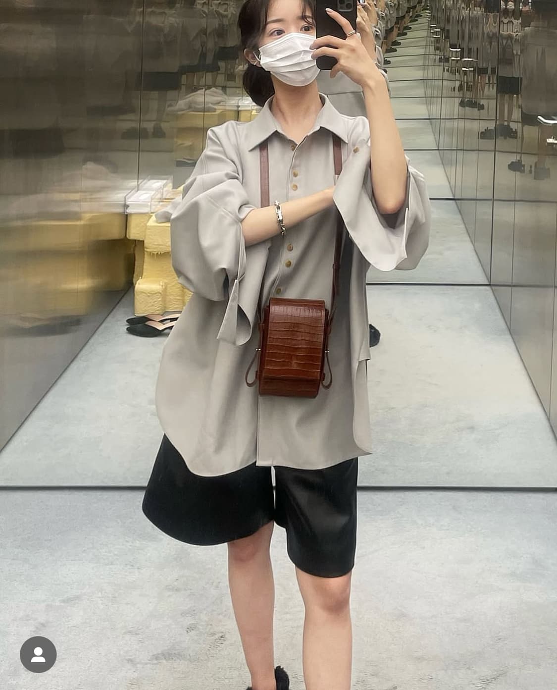 에핑글러 로우 버튼 셔츠  상품이미지1