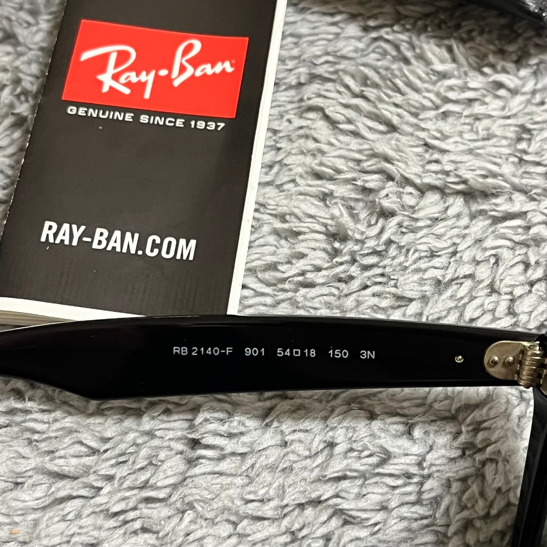 레이벤 오리지널 웨이페어러 아시안핏 (새상품) 상품이미지3