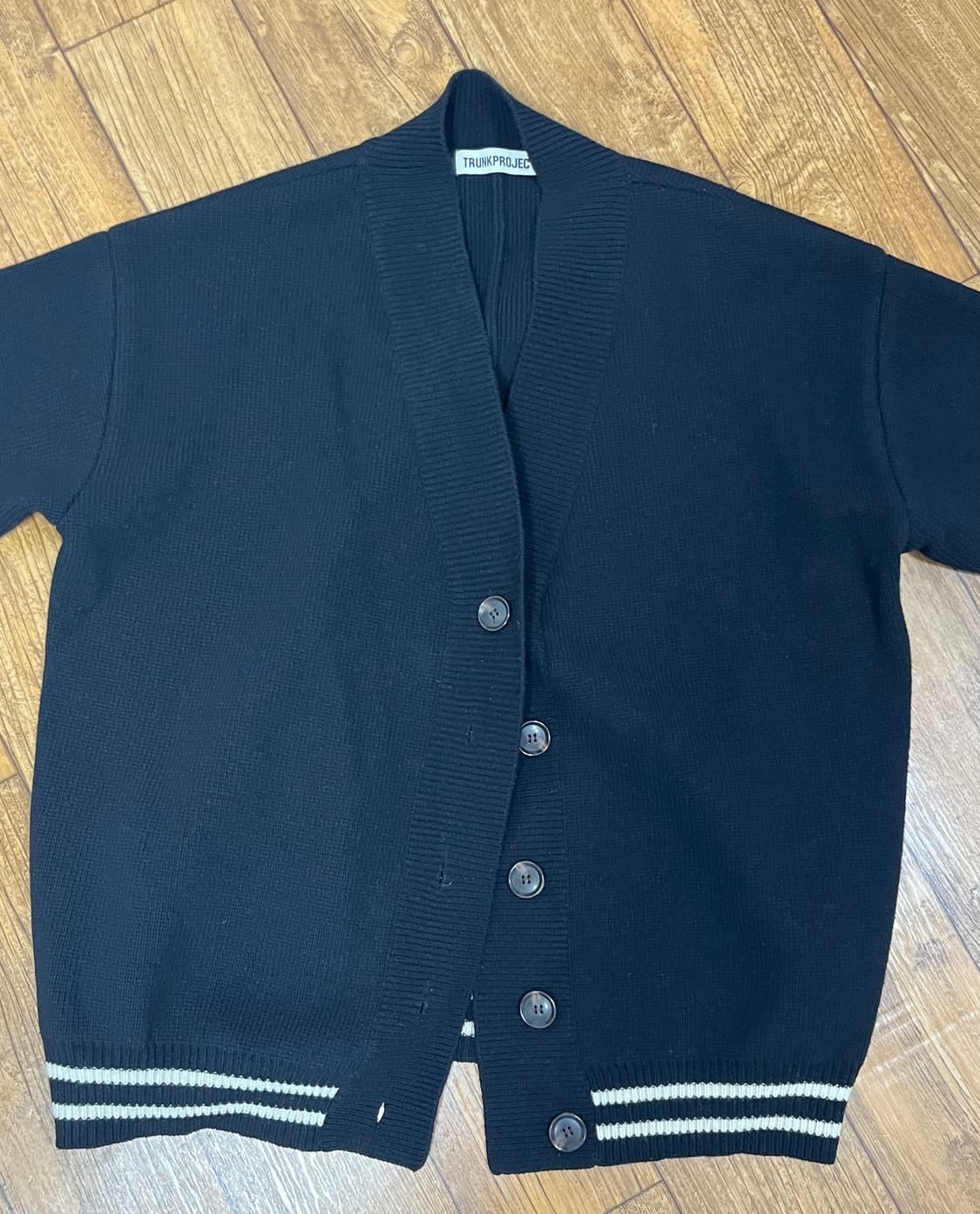 트렁크프로젝트가디건  블랙 S 상품이미지1