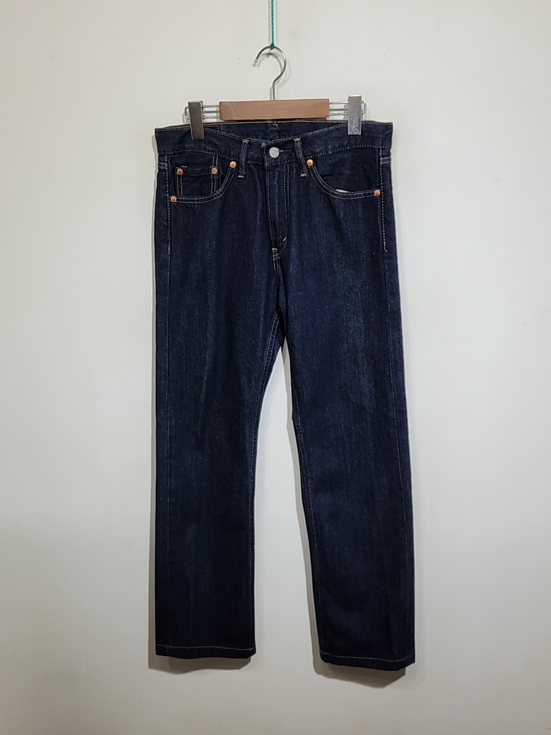 (30) 리바이스 505 청바지 진청 데님팬츠 140주년판  상품이미지1