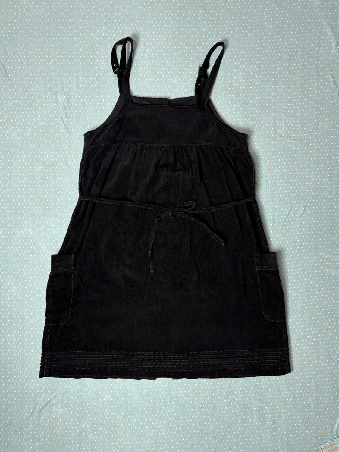 블랙 코듀로이 원피스 상품이미지9