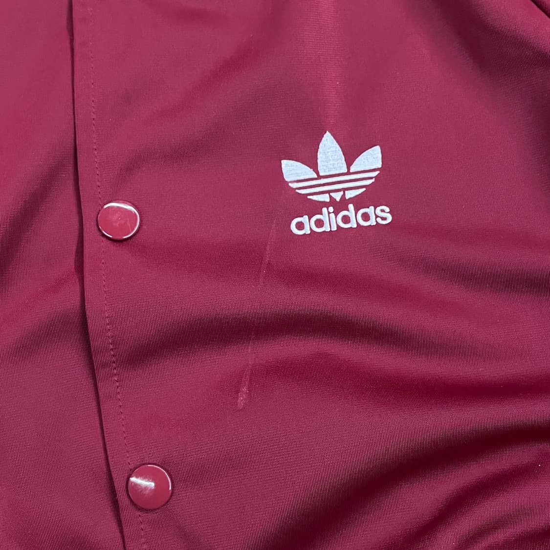 아디다스 버건디 니고베어 트랙탑 집업 져지 점퍼 90 상품이미지7