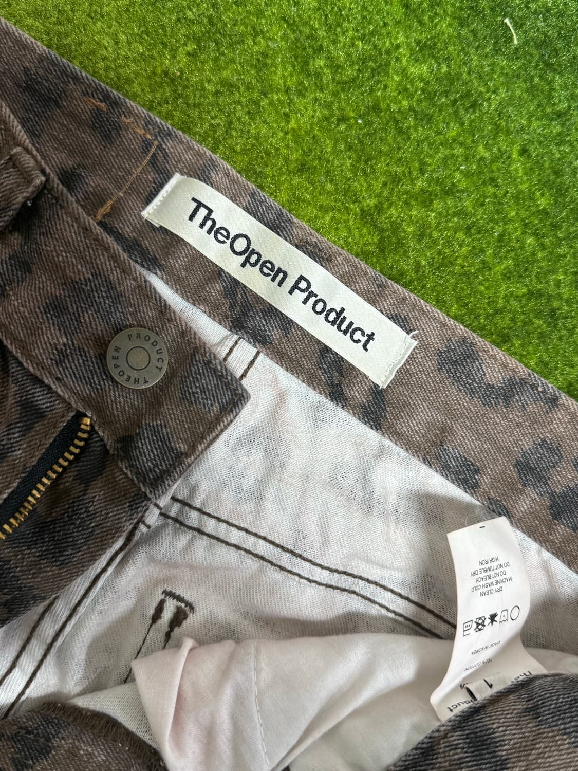 TheOpen Product 레오파드 부츠컷 데님 S 상품이미지5