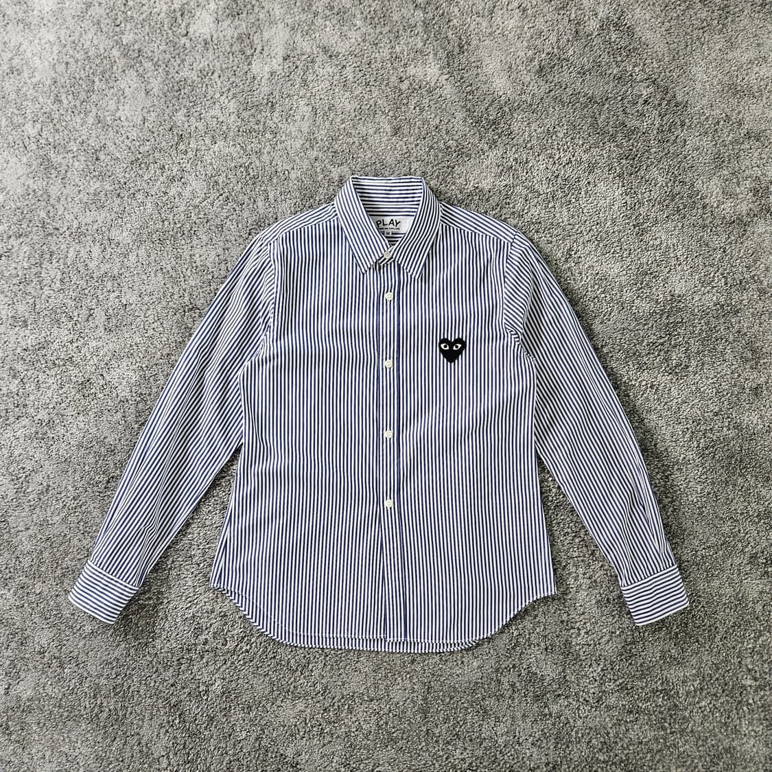 [무료배송] COMME des GARÇONS PLAY 스트라이프 셔츠 상품이미지1