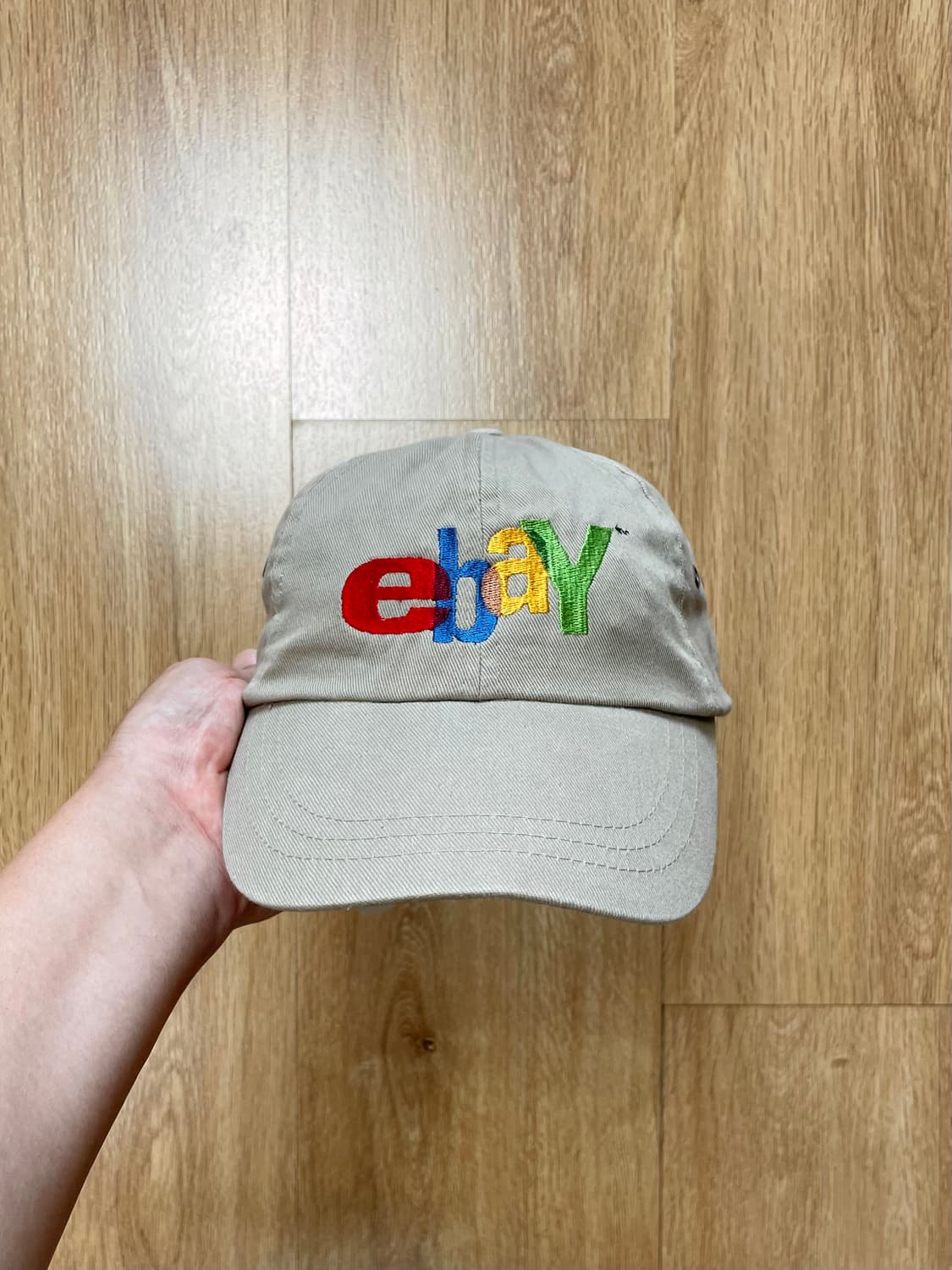 국내 유일 90s 이베이 ebay 구로고 자수로고 빈티지 볼캡 모자 상품이미지1