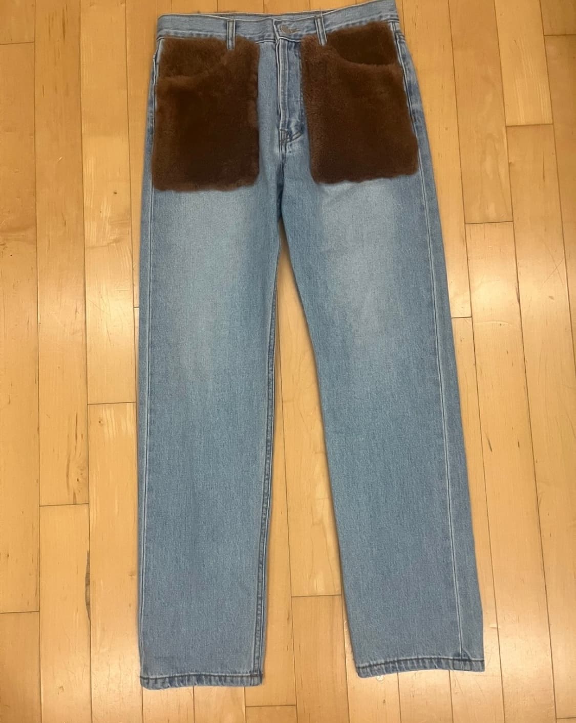 넘버프로젝트 밍크퍼 데님 상품이미지1